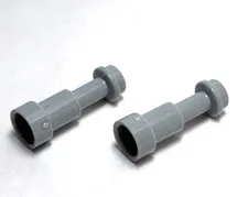 Lego - Minifigure Utensil - Lot of 2 - Light Grey, Telescope, Spy Glass