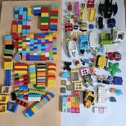 Duplo Block Over 9 lbs, Over 350 Blocks, Vehicle Bodies, Blocks, Spec. Pieces