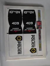 LEGO Sticker Sheet for Set 70815; Super Secret Police Dropship