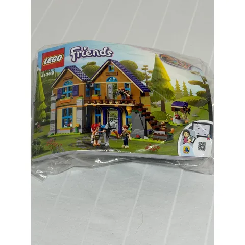 LEGO Friends Mias House 41369 Building Set with Manual and Figures Forest Home