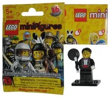 LEGO Series 1 Magician With Hat (2010) MiniFigure Toy Figure