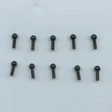 LEGO x 10 Black Bar 1L with Tow Ball 22484