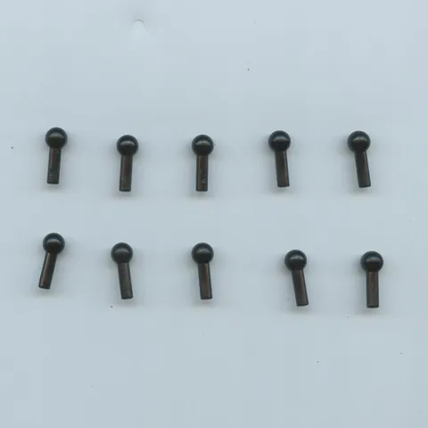 LEGO x 10 Black Bar 1L with Tow Ball 22484