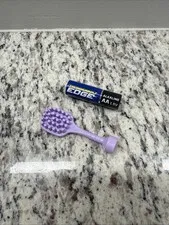 Lego Duplo Purple Hair Brush Utensil W/ Hand Grips For Minifigs Hairbrush