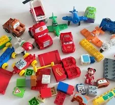 Rare Find  Vintage LEGO Duplo Disney Pixar Cars & Planes Mixed Toy LOT