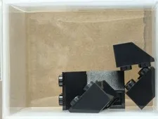 LEGO Parts - Black Slope, Inverted 45 2 x 2 - No 76959 - QTY 5