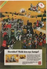 LEGO ADVERTISING INSERTS #  6-1565 #  CASTLE AND KNIGHTS # 1984 #