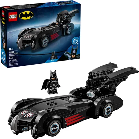 LEGO DC Batman & Robin Batmobile Collectible Building Set with Batman Minifigure