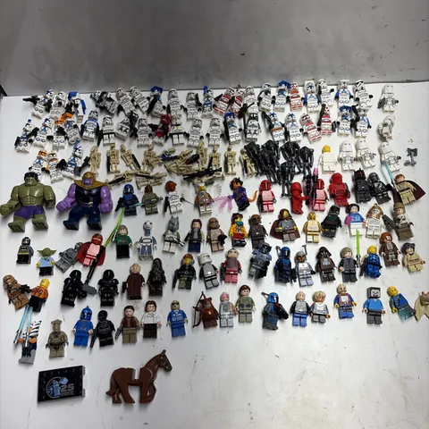 HUGE LEGO MINIFIGIRE LOT!! Some With Accessories! 133 Total! See Pics!!