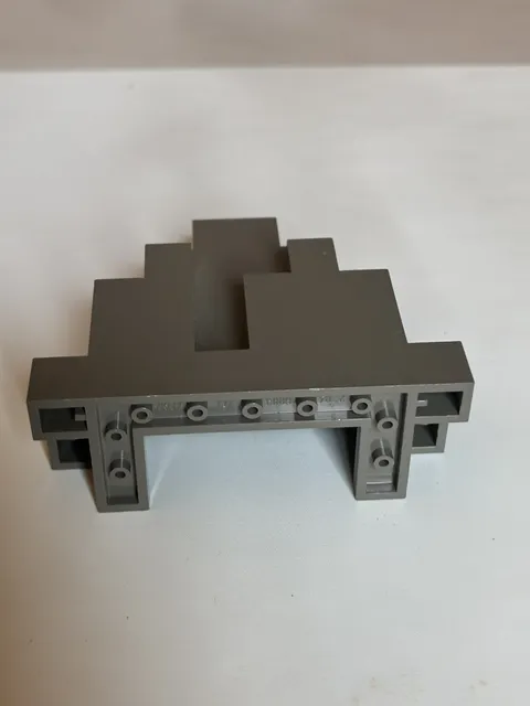 Lot Of 2 Vintage LEGO ‘LURP’ Pieces Lt Gray & Dk Gray 3x8x7 Part# 6083