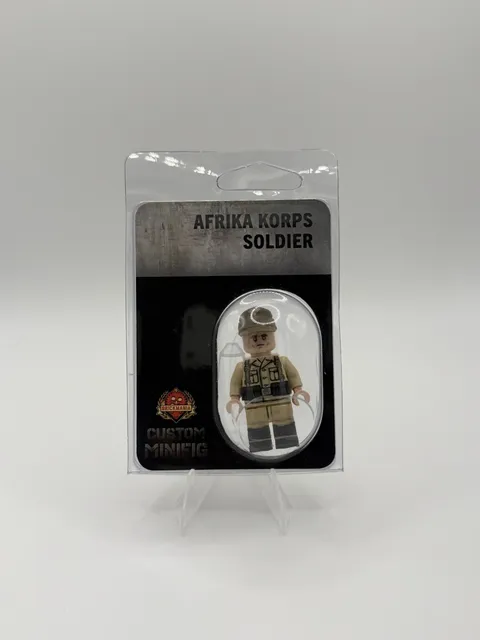 Brickmania Afrika Korps Soldier Brand New/Sealed