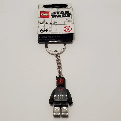 LEGO Star Wars Darth Maul Minifigure Keyring Keychain NWT