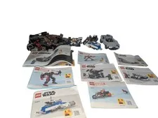 LEGO Mixed Lot Star Wars Marvel Speed Champions Parts Builds + Manuals