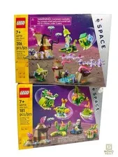 New & Sealed LEGO Space 40715 Alien Pack & 40716 Alien Planet Habitat