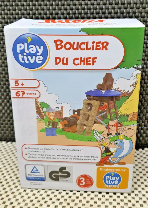 New Lego Play Tive Asterix Chief's Shield 67 Pieces Never Opened