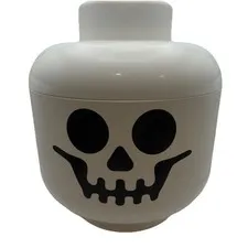 LEGO Skeleton Storage Head Large 11” Storage Container 2018 5005634