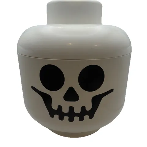 LEGO Skeleton Storage Head Large 11” Storage Container 2018 5005634