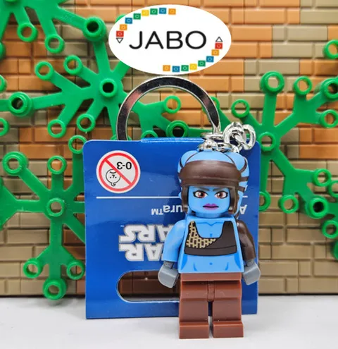 (S13 / 6 / 4) LEGO Star Wars 853129 Aayla Secura Key Chain Keychain