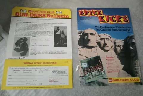 Lego Builder's Club Brick Kicks Magazine Winter 1991-1992