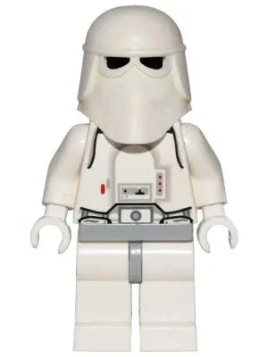 LEGO® Minifigure Star Wars sw0115 Snowtrooper Light Bluish Gray Hips White Hands
