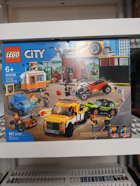 NEW LEGO CITY SET 60258 TUNING WORKSHOP .  New & Factory Sealed 