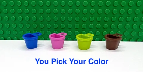 LEGO Minifigure D Basket Container "You Pick Your Color and Qty" NEW
