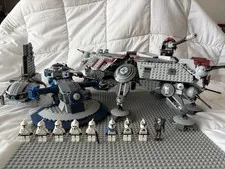 LEGO Star Wars 7675 Clone Wars AT-TE Walker - 8018 Armored Assault Tank AAT Haul
