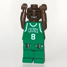 ✅ LEGO Minifigure nba024 NBA Antoine Walker, Boston Celtics #8