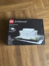LEGO ARCHITECTURE: Lincoln Memorial (21022) Complete with Instructions and Box