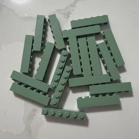 3009 LEGO Parts Brick 1x6 RED (19)
