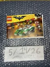 Lego The Batman Movie 70903 *INSTRUCTION MANUAL ONLY* The Riddler Riddle Racer