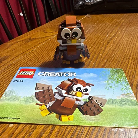 LEGO Creator Park Animals Owl Set #31044 3 in 1 202pc Ages 7-12 Box