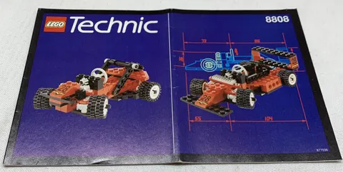 Lego Technic Manual For Set 8808 Formula 1 Racer NO BRICKS