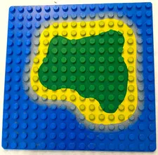 Lego Pirates / Pirate 6265 6260 Island Baseplate 16x16
