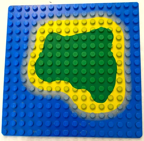 Lego Pirates / Pirate 6265 6260 Island Baseplate 16x16