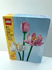 *FREE SHIP* LOTUS FLOWERS Lego 40647 Complete Box Set 220 PCS