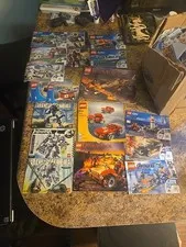 About 70 Ish Used Manuals That Have DC,Marvel,Star Wars,Ninjago,friends, Bionic