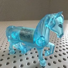 Nokk Horse Pony Minifigure - LEGO Trans-Light Blue Frozen 41168 58484
