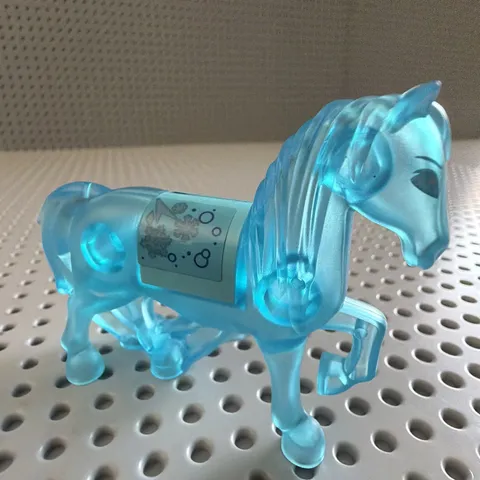 Nokk Horse Pony Minifigure - LEGO Trans-Light Blue Frozen 41168 58484