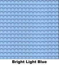 Lego Baseplate 91405 16X16 Stud 5 inch X 5 inch Genuine Lego Bright Light Blue