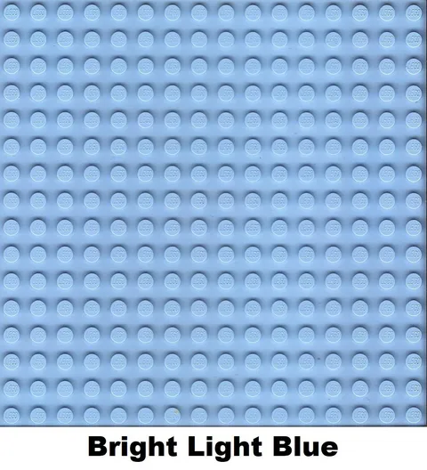Lego Baseplate 91405 16X16 Stud 5 inch X 5 inch Genuine Lego Bright Light Blue