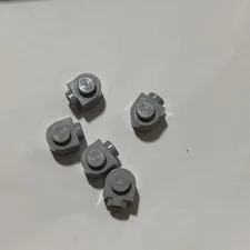 (5) 1x1x2/3 Gray Rounded Brick w/ 1 knob / Nub - NEW Lego Parts ~