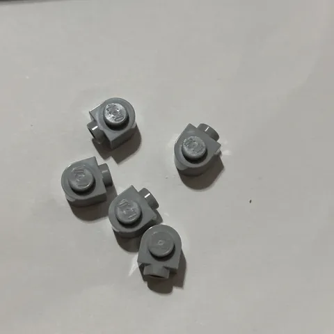 (5) 1x1x2/3 Gray Rounded Brick w/ 1 knob / Nub - NEW Lego Parts ~