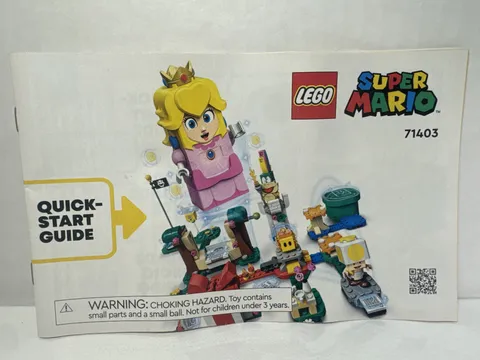 LEGO Super Mario Adventures with Peach 71403 Instruction Manual Booklet Only