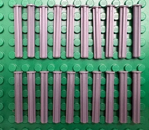 LEGO 20-piece Dark Tan Technic, Axle 3L with Stud FREE SHIPPING