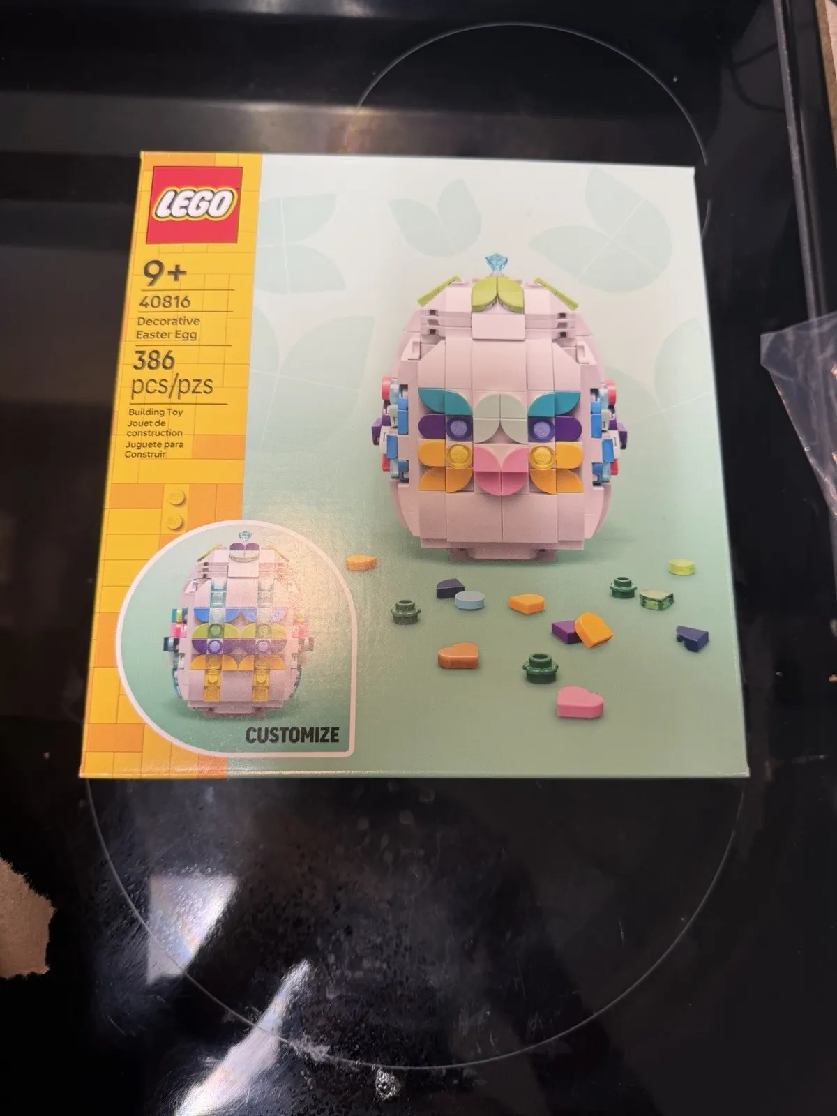 LEGO Decorative Easter Egg Building Toy, Easter Basket Gift for Kids, 40816