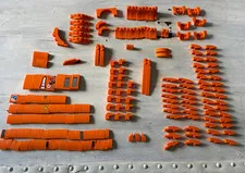 LEGO Orange Curved Slope Arch Lot 210 Pcs Mixed Genuine LEGO Bulk Parts