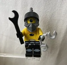 Lego Minifigure Space Alien 3 Snake With Visor sp097 Space Police III 2009 Rare