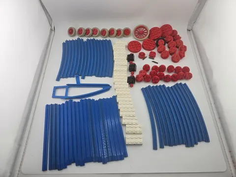Large Bulk Lot!! Vintage Lego 4.5V Train Track Rails, Wheels, & Misc. Wheels