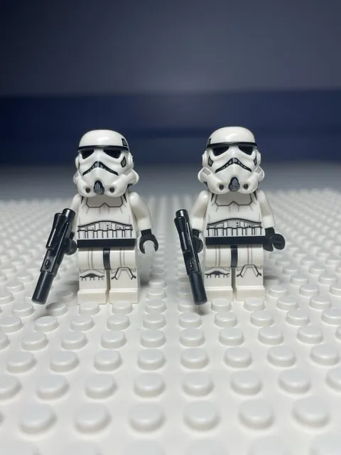 2x LEGO Imperial Stormtrooper Male Minifigures Star Wars 75387 40755 sw1327